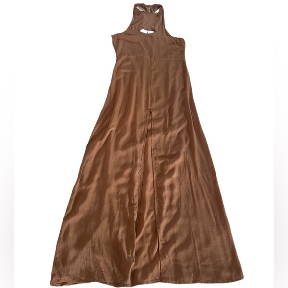 Acacia Summer Dress 100% Rayon slit in front. Size P=XS-S - Picture 1 of 14